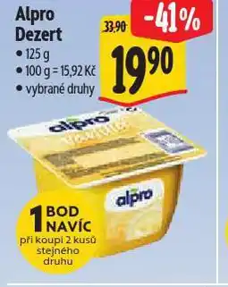 Albert Alpro dezert nabídka