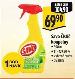 Albert Savo čistič na koupelnu nabídka