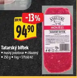 Albert Tatarský biftek nabídka