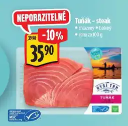 Albert Tuňák steak nabídka