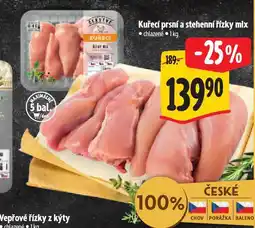 Albert Kuřecí prsní a stehenní řízky mix nabídka