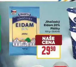 Billa Jihočeský eidam 20% plátky nabídka