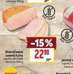 Billa Staročeská uzená kýta nabídka