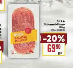 Billa Billa salame milano nabídka
