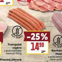 Billa Trampské cigáro nabídka