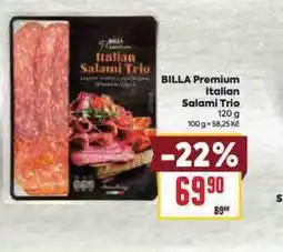 Billa Billa premium italian salami trio nabídka