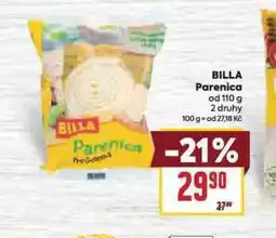 Billa Billa parenica nabídka
