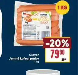 Billa Jemné kuřecí párky nabídka