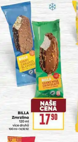 Billa Billa zmrzlina nabídka