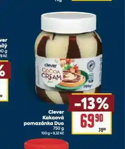 Billa Kakaová pomazánka duo nabídka