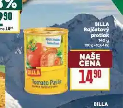 Billa Billa rajčatový protlak nabídka