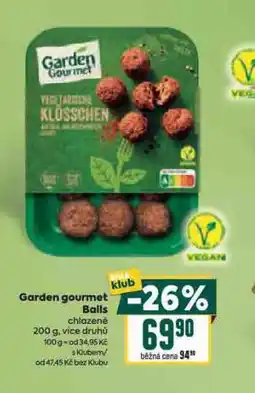 Billa Garden gourmet balis nabídka