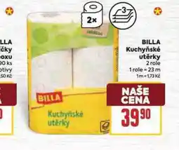 Billa Billa kuchynské utěrky nabídka
