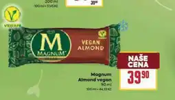 Billa Magnum almond vegan nabídka
