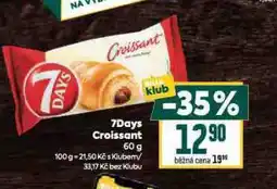 Billa 7days croissant nabídka