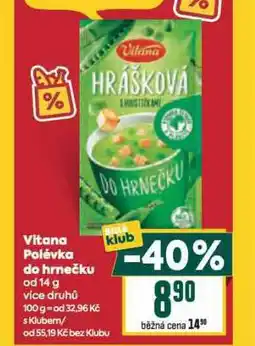 Billa Vitana polévka do hrnečku nabídka