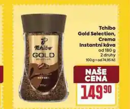 Billa Tchibo gold selection, crema instantní káva nabídka
