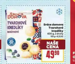 Billa Tvarohové knedlíky nabídka