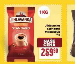 Billa Jihlavanka standard mletá káva nabídka