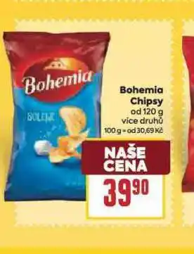 Billa Bohemia chips nabídka