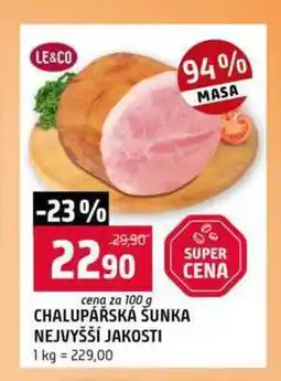 Terno CHALUPÁŘSKÁ ŠUNKA NEJVYŠŠÍ JAKOSTI 1 kg 100g nabídka