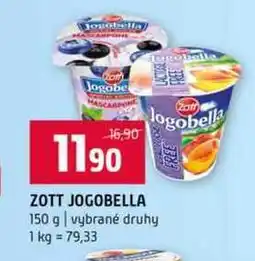 Terno ZOTT JOGOBELLA 150 g vybrané druhy nabídka