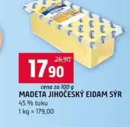 Terno MADETA JIHOČESKÝ EIDAM SÝR 45% tuku nabídka
