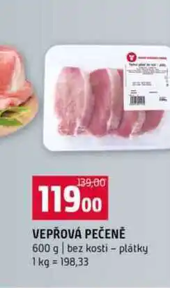 Terno VEPŘOVÁ PEČENĚ 600 g bez kosti plátky nabídka