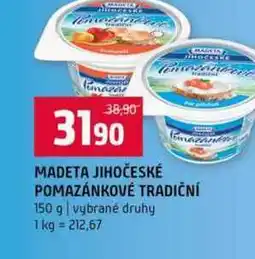 Terno MADETA JIHOČESKÉ POMAZÁNKOVÉ TRADIČNÍ 150 g vybrané druhy nabídka