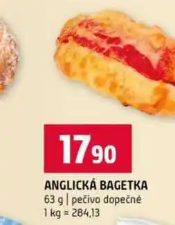 Terno ANGLICKÁ BAGETKA 63 g pečivo dopečné nabídka