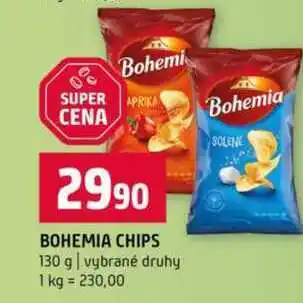 Terno BOHEMIA CHIPS 130 g vybrané druhy nabídka