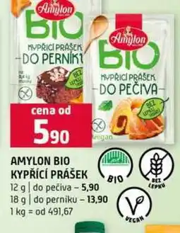 Terno AMYLON BIO BEZ KYPŘÍCÍ PRÁŠEK 12 g do pečiva 18 g do perníku nabídka