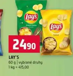 Terno LAY'S 60 g vybrané druhy nabídka