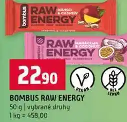 Terno BOMBUS RAW ENERGY 50 g vybrané druhy nabídka