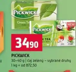 Terno PICKWICK 30-40 g čaj zelený vybrané druhy nabídka