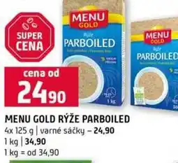 Terno MENU GOLD RÝŽE PARBOILED 4x 125 g varné sáčky nabídka