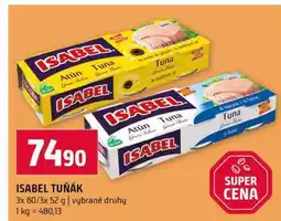 Terno ISABEL TUŇÁK 3x 80/3x 52 g vybrané druhy nabídka