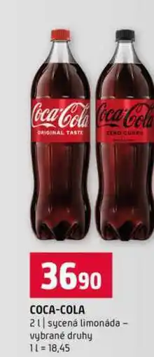 Terno COCA-COLA 2l sycená limonáda vybrané druhy nabídka
