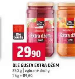 Terno DLE GUSTA EXTRA DŽEM 250 g vybrané druhy nabídka