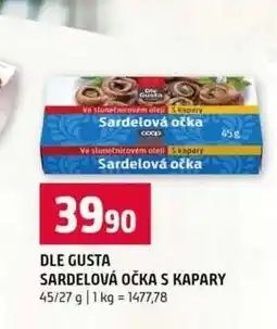 Terno DLE GUSTA SARDELOVÁ OČKA S KAPARY 45/27 g nabídka
