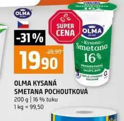 Terno OLMA KYSANÁ SMETANA POCHOUTKOVÁ 200 g 16 % tuku nabídka