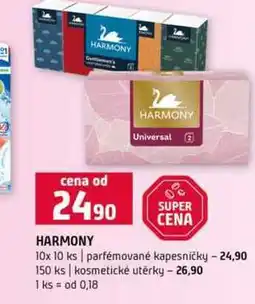 Terno HARMONY 10x 10 ks parfémované kapesničky 150 ks kosmetické utěrky nabídka