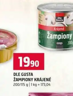 Terno DLE GUSTA ŽAMPIONY KRÁJENÉ 200/115 g nabídka
