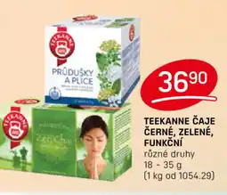 Flop Teekanne čaje černé, zelené, funkční nabídka