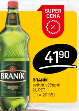 Flop Braník světlé výčepní nabídka