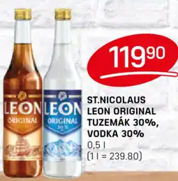 Flop St.nicolaus leon original tuzemák 30%, vodka 30% nabídka