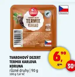 Penny Market TVAROHOVÝ DEZERT TERMIX KARLOVA KORUNA nabídka