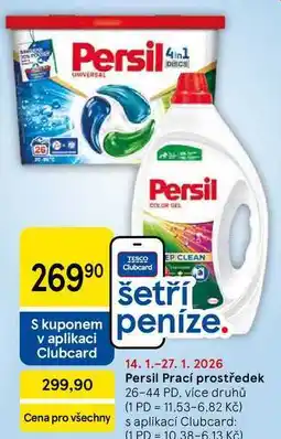 Tesco Persil Prací prostředek, 26-44 PD, více druhů nabídka