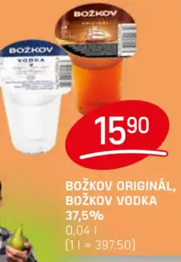 Flop Božkov originál, božkov vodka 37.5% nabídka
