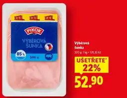 Lidl Výběrová šunka nabídka